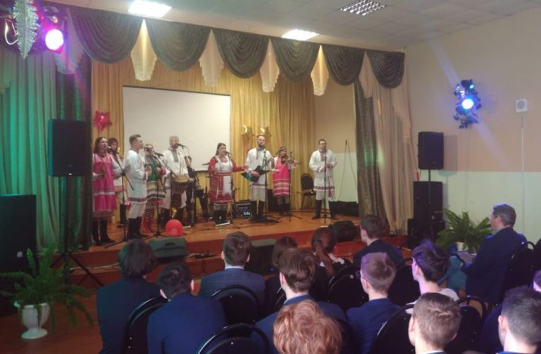Выступление для учеников Рузаевской школы